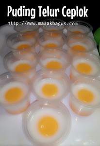 puding telur ceplok 