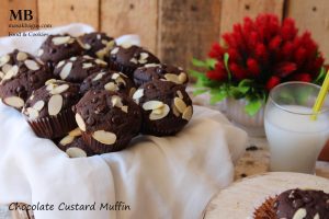 chocolate custard muffin
