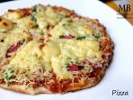 Cheese mushroom pizza
