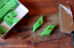 Wajik ketan pandan